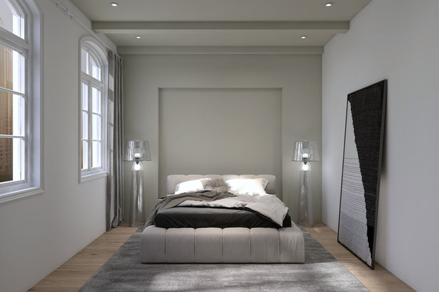 Chambre parentale-renovation-appartement-Bordeaux