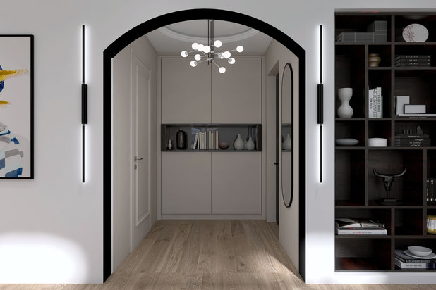 Entrée-renovation-appartement-Bordeaux