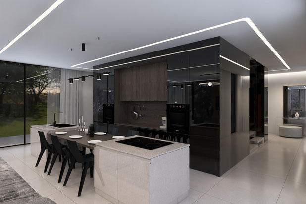 Cuisine / Salle à manger-construction-maison-Gradignan