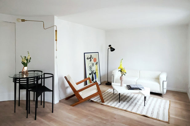 Vue de la pièce de vie-renovation-appartement-Paris