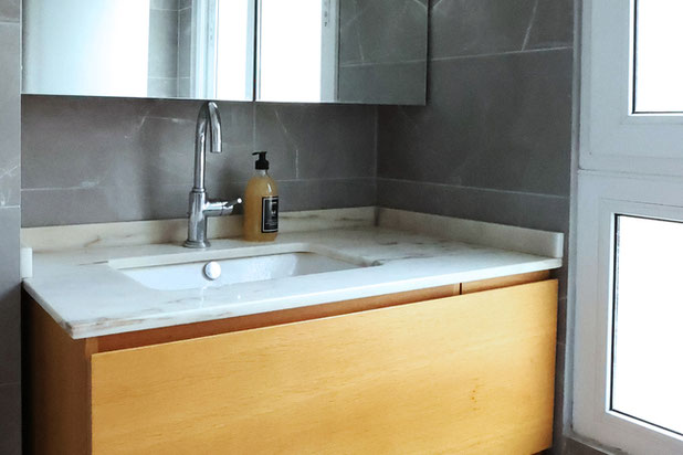 Vue de la salle de bain-renovation-appartement-Paris