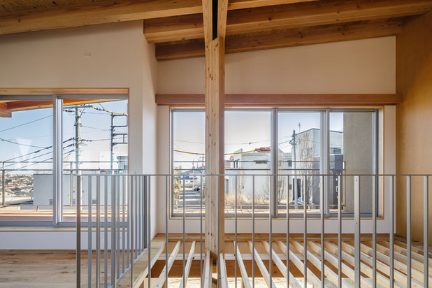 Plancher ajouré-construction-maison-Takasaki