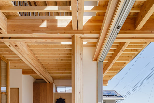 Séjour et terrasse-construction-maison-Takasaki