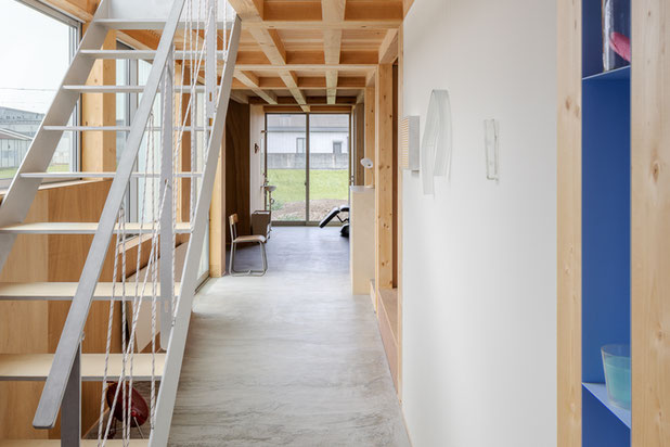 Entrée de la résidence-construction-maison-Maebashi