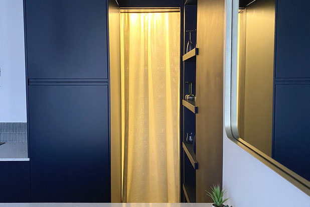 Photo de l'accès à la buanderie-renovation-appartement-Paris