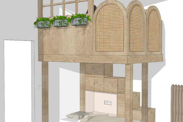 Idée n°03 : la maison de poupée-amenagement-appartement-Paris