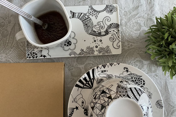Nous peignons par nos propre soins des motifs sur bol, tasses, plats…-amenagement-autre-Paris