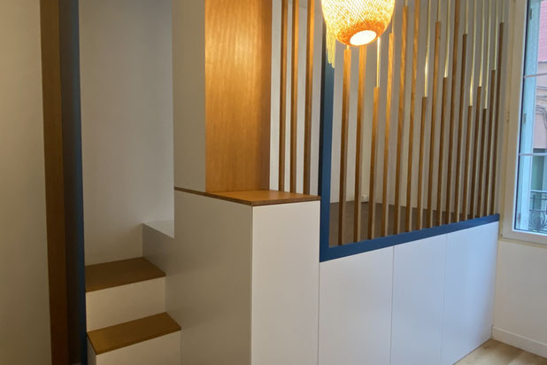 Photo de l'ensemble de la réalisation-amenagement-appartement-Paris