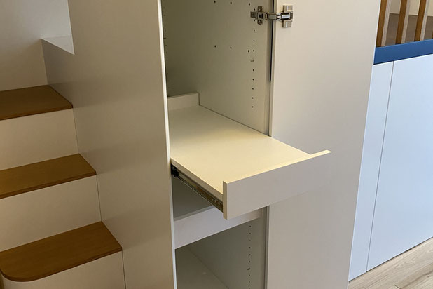 Photo placard ouvert-amenagement-appartement-Paris