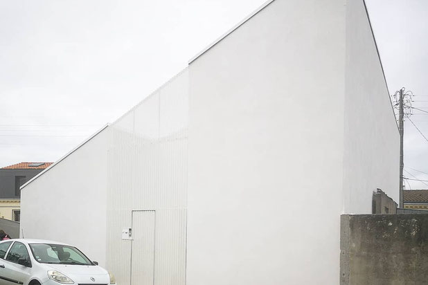 Vue depuis la rue-construction-maison-Talence