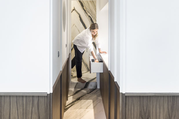 Image du coulir vers la salle de bain-renovation-appartement-Paris