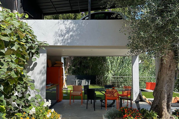 Cuisine d'été-rehabilitation-maison-Nice
