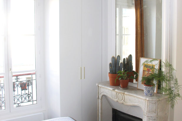 Vue sur la chambre-renovation-appartement-Paris