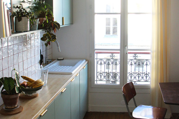 Vue sur la cuisine-renovation-appartement-Paris