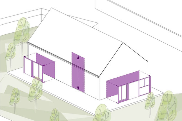 Axonométrie conception-rehabilitation-maison-Saint-Martin-de-la-Lieue