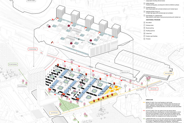 Axonométrie éclatée-rehabilitation-autre-Lille