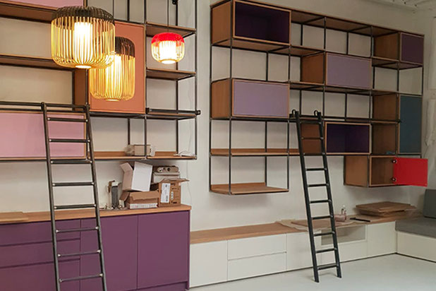 Jeux de couleurs-amenagement-atelier_loft-Paris