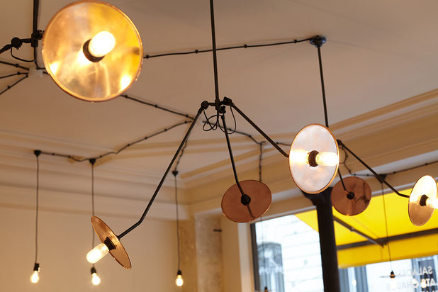Les luminaires "rhizome"-amenagement-cafe_restaurant-Paris