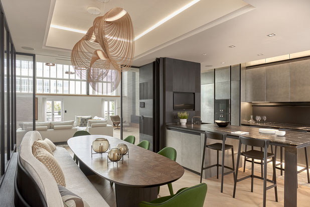 SALLE A MANGER / CUISINE-renovation-atelier_loft-Paris
