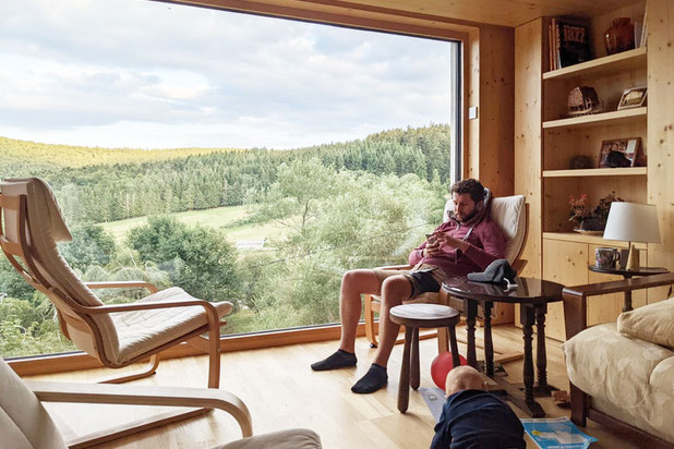 Baie vitrée panoramique-surelevation-maison-Barr