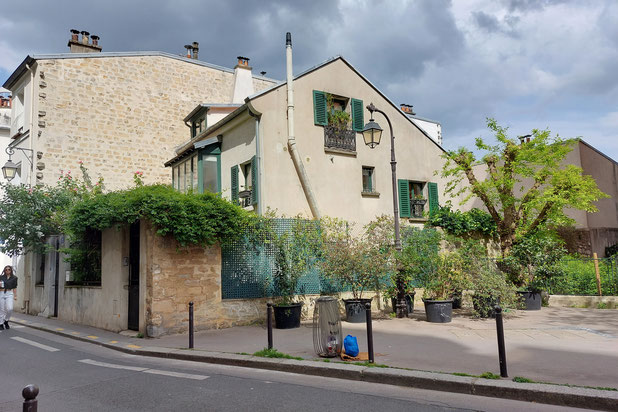 facades existantes, vue depuis la rue-agrandissement_extension-maison-Paris