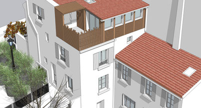 Photo d'un projet de Agrandissement Extension Maison à Paris