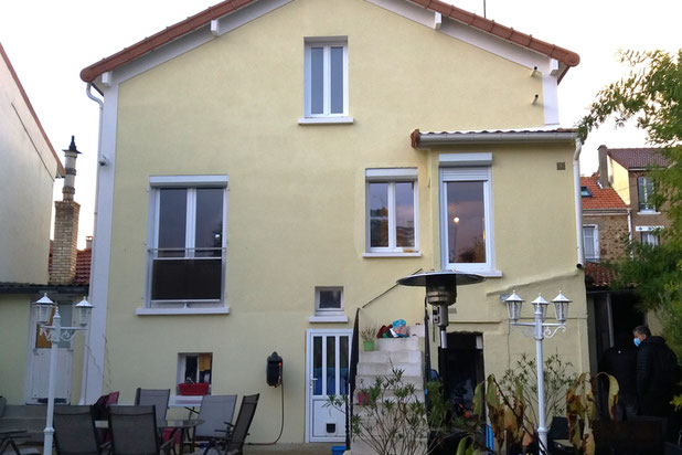 façade jardin, avant travaux-agrandissement_extension-maison-Le Perreux-sur-Marne