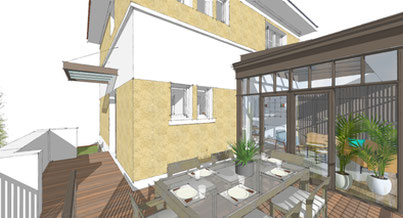 Photo d'un projet de Agrandissement Extension Maison à Rueil-Malmaison