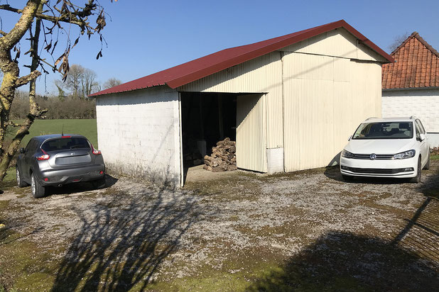 Vue du hangar existant-construction-atelier_loft-Offin