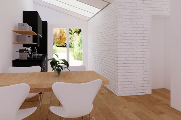 Vue du séjour existant-agrandissement_extension-maison-Mouvaux