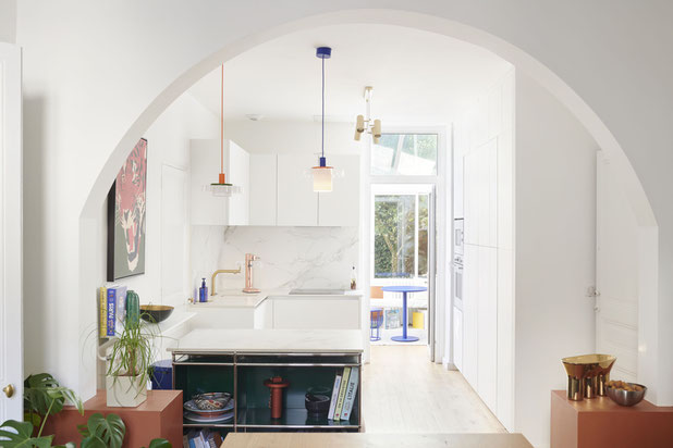 Une cuisine contemporaine au cœur d’une maison ancienne-renovation-maison-Nantes