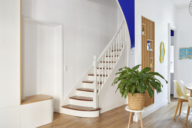Une circulation ouverte et lumineuse-amenagement-maison-Nantes