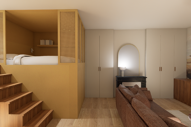 Séjour-renovation-appartement-Paris