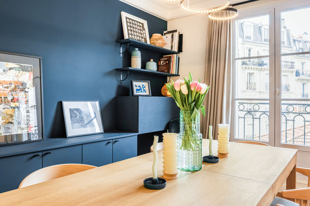 Salle à manger-renovation-appartement-Paris