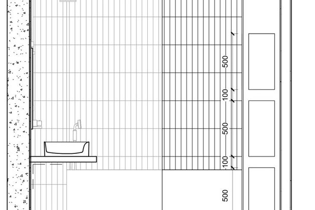Elévation de la salle de bain-rehabilitation-appartement-Paris