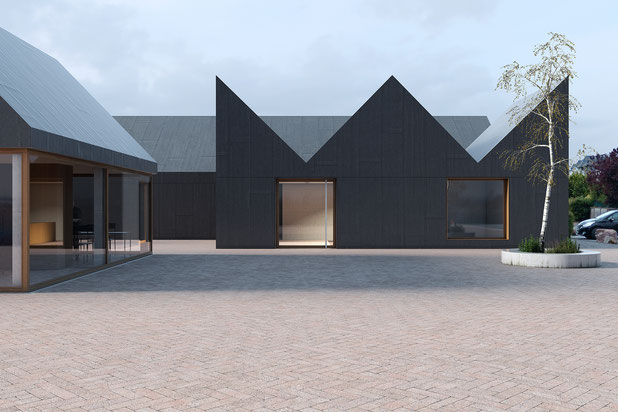 Vue extérieure de l'accueil-construction-equipement-Cabourg