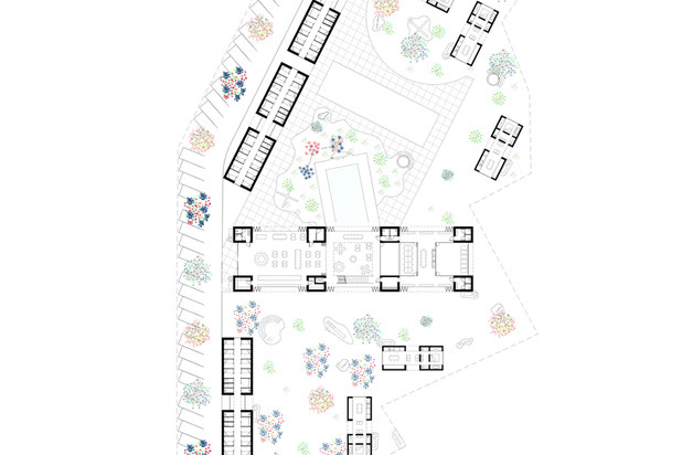 Plan général du projet-construction-hotel-Saint-Jean-de-Luz