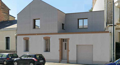 Photo d'un projet de Surélévation Maison à Rennes