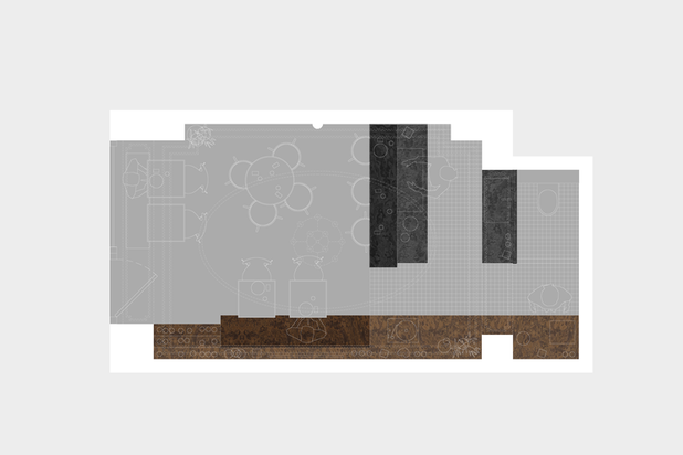 Plan du projet-rehabilitation-cafe_restaurant-Paris