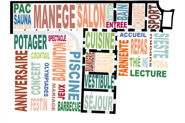 Plan programmatique existant et extension du RDC-agrandissement_extension-maison-Graye-sur-Mer