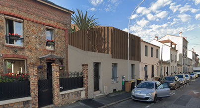 Photo d'un projet de Surélévation Maison à Gentilly