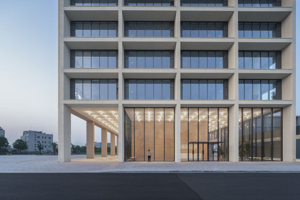 Hall de la tour-construction-bureaux-Shaoxing