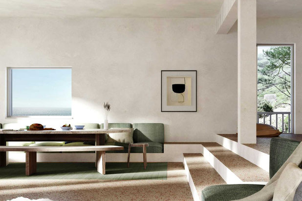 Salle de vie-renovation-maison-Ibiza