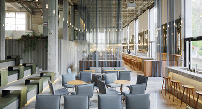 Photo d'un projet de Aménagement Café ou restaurant à Paris