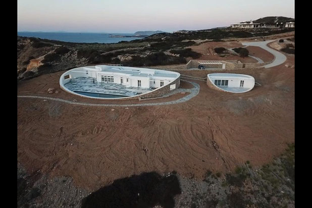 Vie aérienne-construction-maison-Antiparos