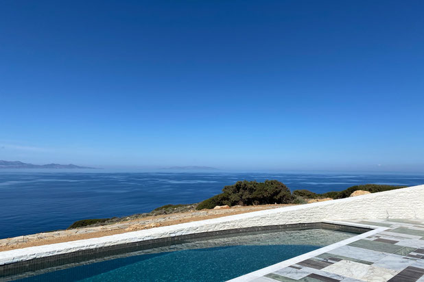 Vue depuis la terrasse-construction-maison-Antiparos