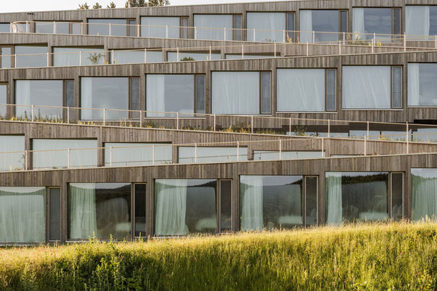 Vue façade-construction-hotel-Le Chenit