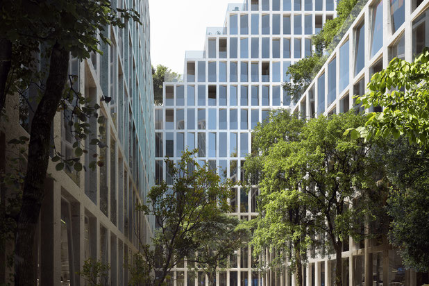 Vue cour-construction-immeuble-Lyon