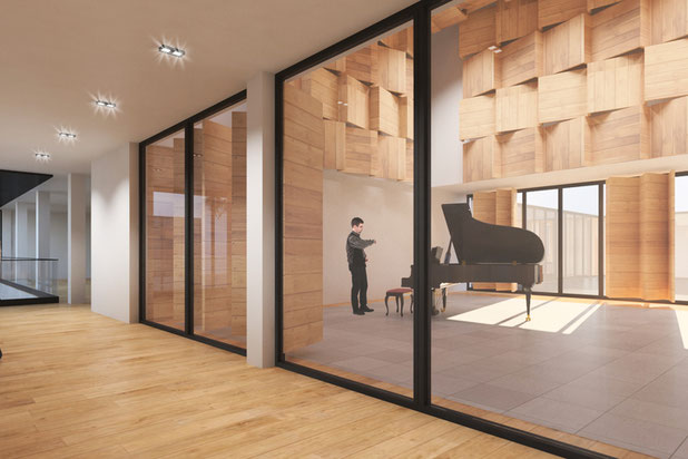 École de musique-rehabilitation-equipement-Paris