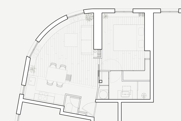 Plan du projet-renovation-appartement-Paris